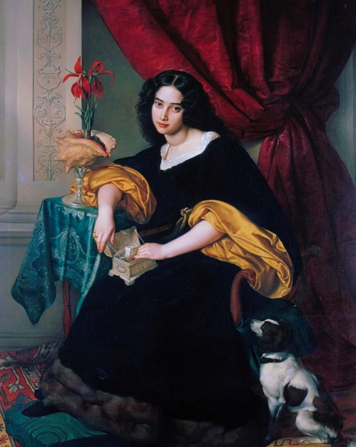 Eduard Bendemann - Ritratto di Pauline Charlotte Hübner, 1829